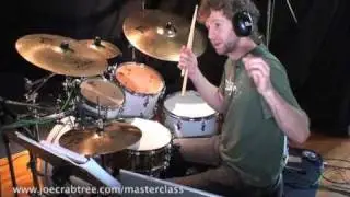 Drum Lesson : Vinnie Colaiuta HiHat lick : Joe's MasterClass