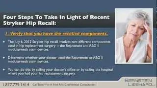 Stryker Hip Replacement Lawsuit | Stryker Hip Recall Lawyer