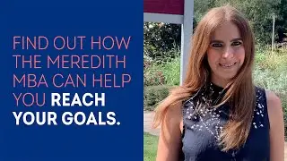 Meredith MBA Student Story
