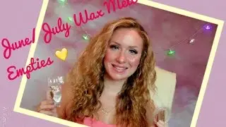 Wax Melt Empties June/July 2015 - Summer - Yankee Candle, Front Porch Candle Co, Kringle, WicknWax