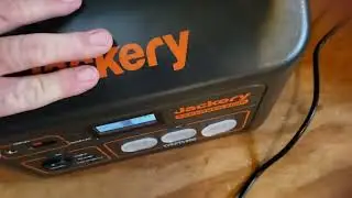 Our review of how to charge the Jackery Explorer 1000 Power Station off of the AC plug. #jackery