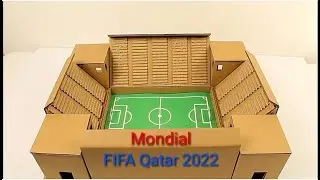 How to make a soccer field with cardboard #FIFA_Qatar_2022