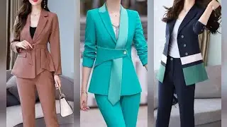 Women Formal Uniform Designs Pantsuit / Spring Collection