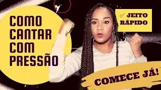 Como CANTAR COM PRESSÃO? Tecnica Vocal com Aline Santana #dicas #vocal #auladecanto