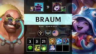 Braum Support vs Lulu - NA Challenger Patch 25.13