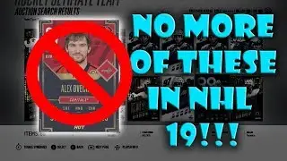 3 HUT Cards NHL 19 Would Be BETTER WITHOUT