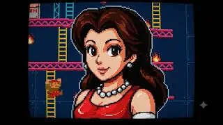 Pauline playthrough donkey kong nes hack