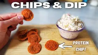 ANABOLIC CHIPS AND DIP | Protein Snack Under 150 Calories!!