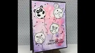 Peerless Watercolors and Liquid Mask using Clearly Besotted Stamps