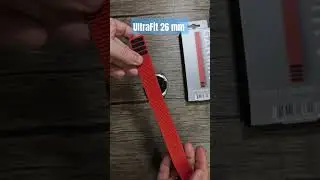 Garmin UltraFit 26 mm нейлоновий Flame Red 010-13306-22 Розпакування ремінця
