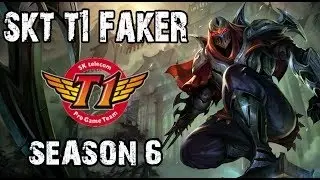 SKT T1 Faker - Zed vs Yasuo - Mid - Patch 6.1 - KR SoloQueue Replay