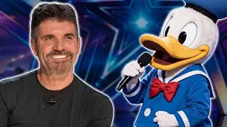 Simon Cowell ENJOYS Every Second of This Masked Singer&rsquo;s Performance -America&rsquo;s Got Talent