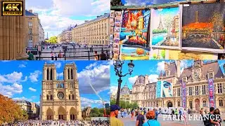 [4K] Romantic Paris: Hidden Gems and Iconic Walks with Stunning and Mesmerizing Views 🇫🇷