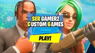 🔴LIVE - SER Gamerz Live * CUSTOM MATCHMAKING - Fortnite Eu
