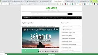 Memasang Mp3 Player PHP AGC Video