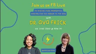 Live with Dr. Ava Frick