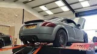 🔥 Audi TT Mk1 BAM Shooting Flames on the Dyno! 🔥 | Epic Sound & Power Run #audi #auditt #performance