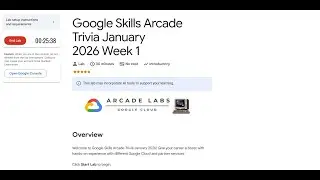 Google Skills Arcade Trivia January 2026 Week 1 || 2026 || #GSP #qwiklabs #qwiklabsarcade2026