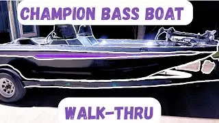Champion Bass Boat Restoration! 1994 Champion 191 DC Elite