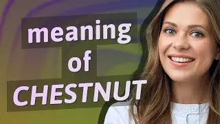 Chestnut | meaning of Chestnut