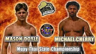 Mason Doyle vs Michael Cherry Muay Thai State Championship! Full Contact Friday at Plaza Mariachi!