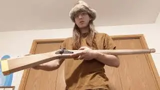 Cossack musket Part 5, ramrod channel and buttplate