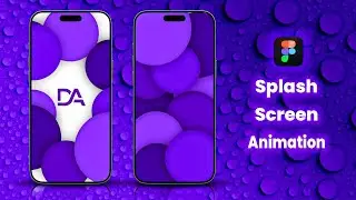 New Splash Screen Animation। Figma Tutorial 💞