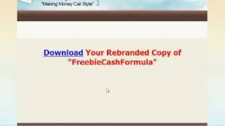 Free Customize Copy of The Freebie Cash Formula from CaliStyle101.com