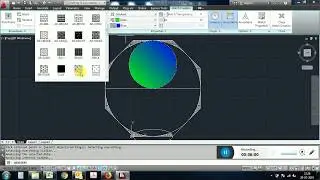 AutoCAD Tutorial - Lesson - 3 - Basic Commands -  Rectangle,Polygon,Hatch & Elipse
