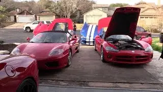 Dodge Vipers invade! Gen 1, 2, and 3 comparisons