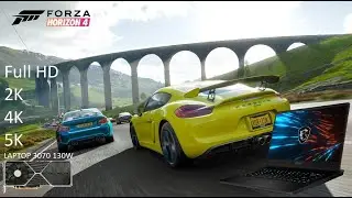 Forza Horizon 4 - RTX 3070 laptop mobile 130W - i7 10750H - MSI GP66 Leopard