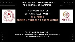 Thermodynamics of Materials 4: G-x plots | Common tangent construction