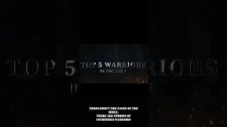 Top 5 Warriors in The Bible #christianhistory