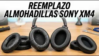 Cómo reemplazar las almohadillas de los audífonos Sony WH-1000XM4