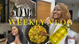 WEEKLY VLOG: Date night, school outreach, new pots + I braided my hair.