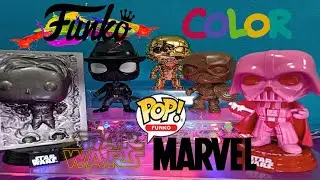 Figuras Funko Pop de Colores 🌈 Funko pop monocrom&aacute;ticos Marvel MCU 10 years Antman Capitan America