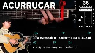 Acurrucar - Ed Maverick GUITARRA Tutorial / DEMO | Acordes