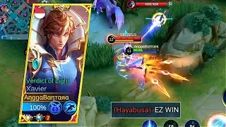 XAVIER BEST BUILD COUNTER HAYABUSA JUNGLER - MOBILE LEGENDS