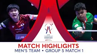 Tomakazu Harimoto (JPN) vs Fabio Rakotoarimanana (MAD) | MT G5 - Match 1 | #ITTFWorlds2024