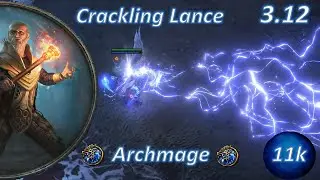 Path of Exile 3.12 - Crackling Lance Archmage Build (MAXED)
