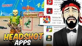 Trying FREE FIRE PAID HEADSHOT H@CK APPS From Play Store - is it Real/Fake ?