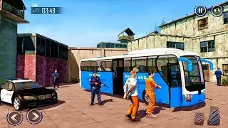 Offroad US Police Bus Driver : Prisoner Transport Android GamePlay HD
