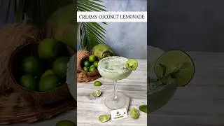 creamy coconut lemonade #lemonade #coconut #youtubeshorts #shortvideo