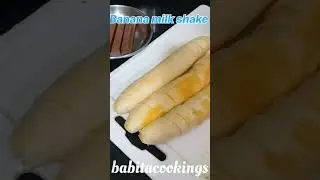 Best Banana milk shake #recipe #babitacookings #food #reels