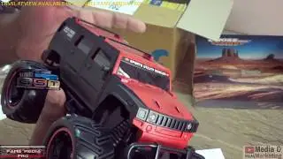 UN BOXING - Rock Crawling 1:20 Scale Hummer RC Car/Monster Truck - ENGLISH REVIEW
