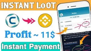 INSTANT 11$😱Coinut Earning Apps💸Coinut Unlimited Trick💸Instant Withdraw🤑Crypto Loot ! Bitcoin Loot