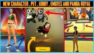 Freefire New OB17 Update,New Character,New Pet, Lobby And Panda Royal |