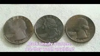 Black beauty quarters? Are they worth anything?🧐