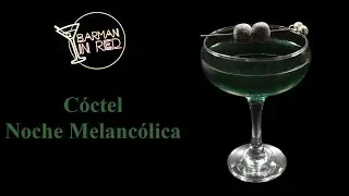 como hacer el cóctel NOCHE MELANCÓLICA 🌘