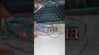 4 Digit 7 Segment Display with Arduino Nano Schematic and Code Testing Small Vlog